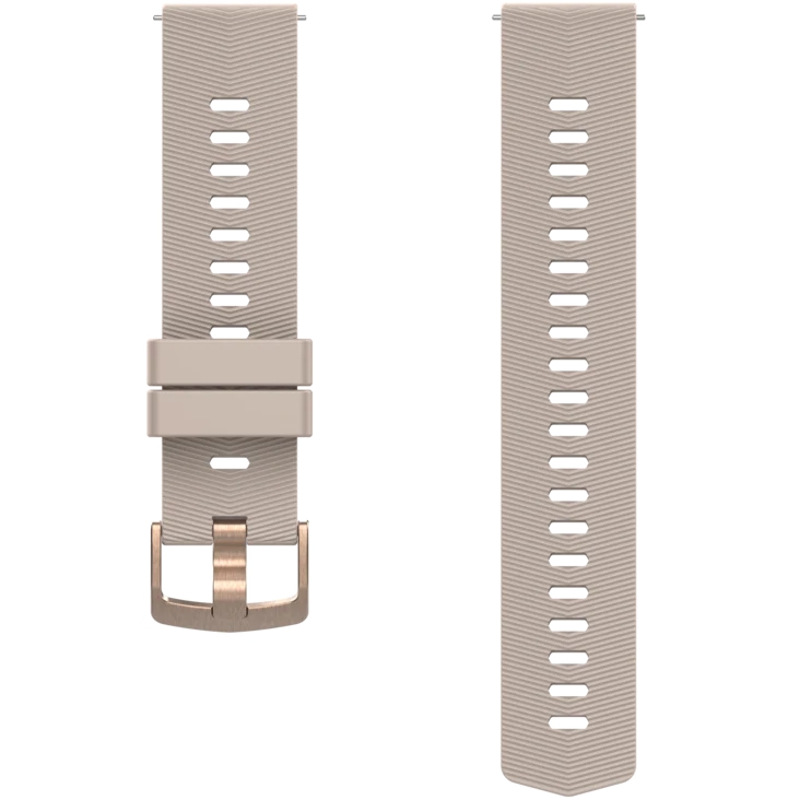 Bande Coros 20mm Silicone France Beige | TZF-4765656